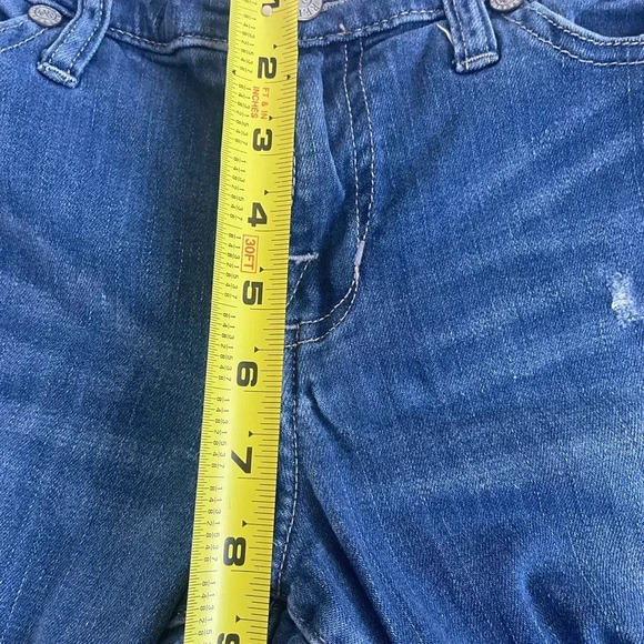 Rock & Republic INDEE boyfriend distressed jeans 6 Cropped GUC 0247 - Picture 10 of 14